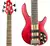 Contrabaixo Ativo Cort A5 Plus Fmmh OPBC Open Pore Black Cherry