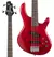 Contrabaixo Cort Action Bass Plus TR 4 Cordas Transparent Red