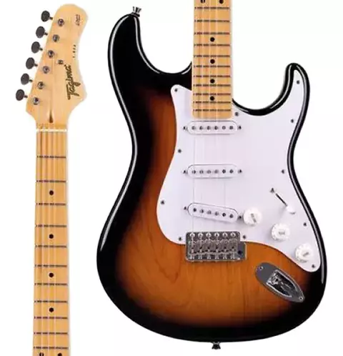 Guitarra Tagima Brasil Stratocaster T800 VSB Vintage Sunburst