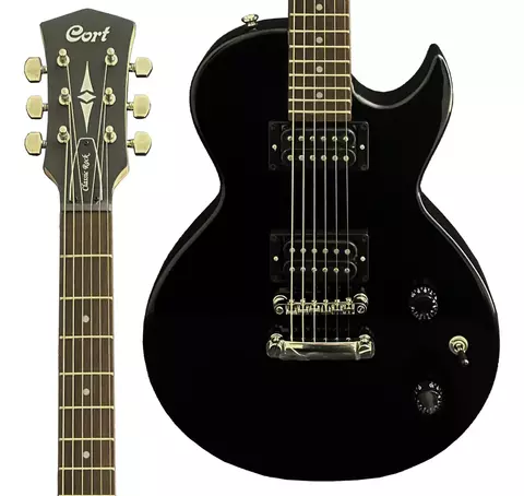 Guitarra Les Paul Cort CR50 BK