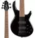 Contrabaixo Ativo Cort C5 Deluxe BK Black
