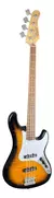 Contrabaixo Cort GB24JJ 2TS 4 Cordas 2 Tone Burst - Musical Store