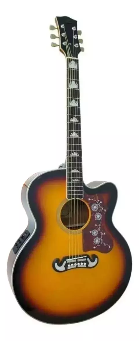 Violão Eletroacústico Marques VA-209 VS Vintage Sunburst