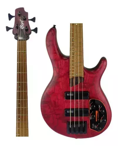 Contra Baixo Cort Element Series B4 Element OPBR Open Pore Burgundy Red