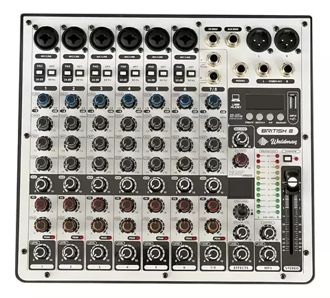Mesa de Som Waldman B-8 BRITISH