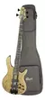 Contrabaixo 4 Cordas Cort A4 Ultra Ash ENB Etched Natural Black C/ Case
