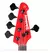 CONTRABAIXO ELETRICO ATIVO (5 CORDAS) WALDMAN GJJF355A DRD DEEP RED na internet