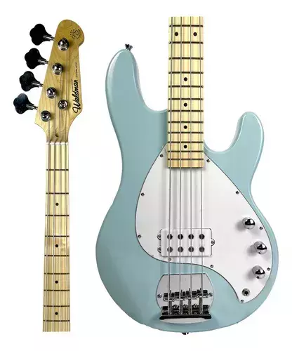 Contra Baixo Waldman MB Series MB-100 - Simples - Light Blue (LB)