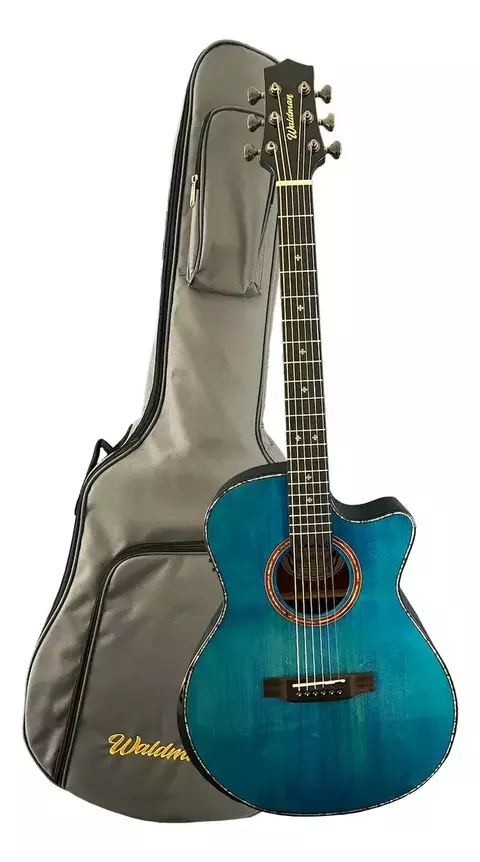 Violão Eletroacústico Waldman GCEX-1841 BL BLUE C/bag