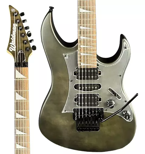 Guitarra Superstrato Waldman WIG450X TBKS Transparent Black Satin