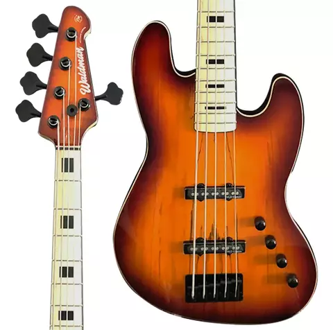 Contrabaixo Waldman GJJF455A SPSB 5c Ativo Jazz Bass