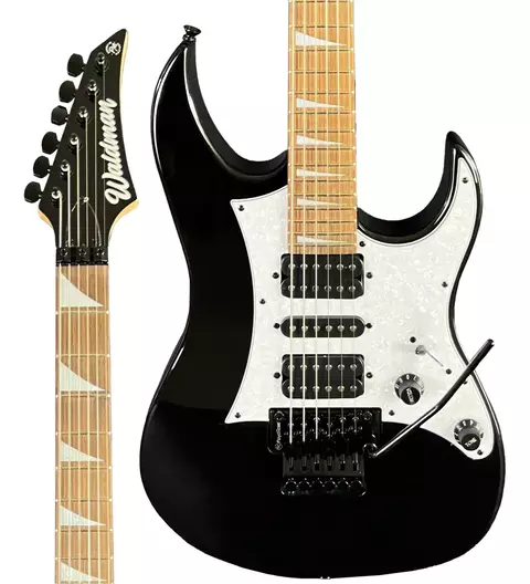 Guitarra Superstrato Waldman WIG350 BK Black Floyd Rose