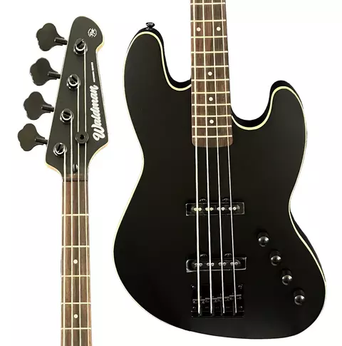 Contrabaixo Waldman GJJF350A BKS Black Satin 4c Ativo Jazz Bass