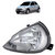 Farol Ford Ka 1997 1998 1999 2000 2001 2002 2003 2004 2005 2006 2007 Cristal Lado Esquerdo - comprar online