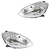 Farol Ford Ka 2008 2009 2010 2011 2012 2013 Cromado Par - comprar online
