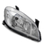 Farol GM Celta Prisma 2004 2005 206 2007 2008 2009 2010 2011 Cromado Lado Direito na internet