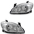 Farol GM Celta Prisma 2006 2007 2008 2009 2010 2011 Cromado Par - comprar online