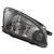 Farol Corsa Classic 2011 2012 2013 2014 2015 2016 Mascara Negra Par na internet