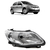 Farol VW Gol Voyage Saveiro GV 2009 2010 2011 2012 Cromado simples Lado Direito
