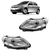 Farol VW Gol Voyage Saveiro GV 2009 2010 2011 2012 Cromado Simples Par