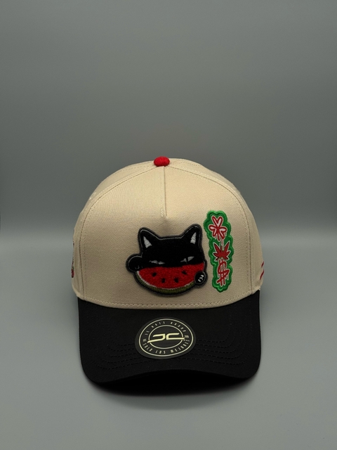 JC HATS - WATERMELON CAT BEIGE BLACK - comprar en línea