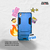 Funda Iron Para Hauwei Honor 5a Carcasa Antishock Con Mica Azul - comprar en línea