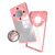 Funda Frame Para Honor Magic5 Lite / X9a Case Con Mica Rosa