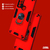 Funda Ares Moto G60s Carcasa Case Con Mica Para Celular Rojo en internet
