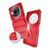 Funda Puff Redmi A3 / Redmi A3x Case Con Mica Para Celular Rojo
