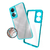 Funda Frame Oppo A78 4g Cph2565 Case Carcasa Con Mica Azul