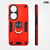 Funda Ares Para Honor X7b Carcasa Antishock Con Mica Rojo - FundasMayoreoMX