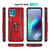 Funda Cronox Para Moto G100 / Edge S Carcasa Antishock Mica Rojo en internet