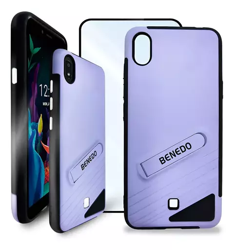 Funda Jab Glow LG K20 2019 Con Mica Lila - comprar en línea