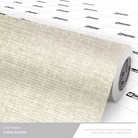 VINIL GOLD TELADO LINHO CREME 1,22M