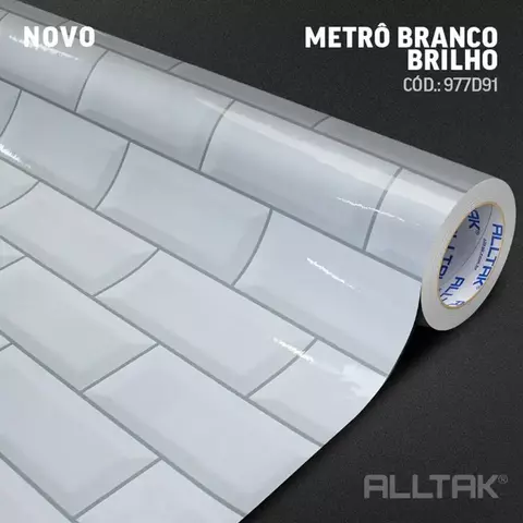 DECOR METRO BRANCO BRILHO 1,22