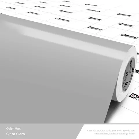 VINIL COLOR MAX CINZA CLARO 1,00M
