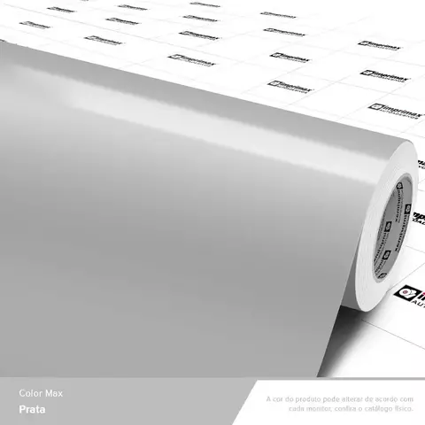 VINIL COLOR MAX PRATA 1,00M