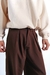 PANTALÓN SASTRERO ANCHO CHOCOLATE HOMBRE en internet