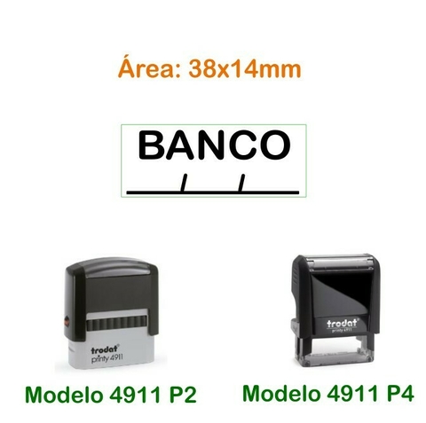 Carimbo automático - BANCO - com data - comprar online