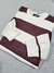 08006 - Buzo rayado rugby frisa - bordó/blanco - comprar online