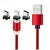 3 em 1 magnético micro cabo usb para iphone samsung android carregamento rápid