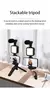 Kit de tripé para celular com luz de preenchimento LED com microfone para celul