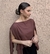 Blusa Capa Marrom Boho - comprar online