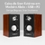 Caixa de Som Estéreo em Madeira Abdo – USB + P2 | Design Elegante, Som Envolvente - Shopolis
