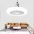 Ventilador Luminária de Teto LED 30W | Iluminação Ajustável, Baixo Ruído e Controle Remoto