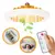 Imagem do Ventilador Luminária de Teto LED 30W | Iluminação Ajustável, Baixo Ruído e Controle Remoto