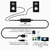 Imagem do Caixa de Som Estéreo em Madeira Abdo – USB + P2 | Design Elegante, Som Envolvente