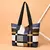 Sacola Feminina Xadrez FXZLLQ - Destaque-se com Estilo e Praticidade | Shopolis.com.br - comprar online