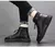 Imagem do Botas de Motocicleta Cano Alto Masculinas - Estilo, Segurança e Durabilidade em Couro Preto