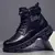Botas de Motocicleta Cano Alto Masculinas - Estilo, Segurança e Durabilidade em Couro Preto - loja online